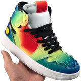 Have 1 Good Day OG J Balvin High Top Tie Dye Iridescence Basketball Shoes 1s Balvin Sports Shoes