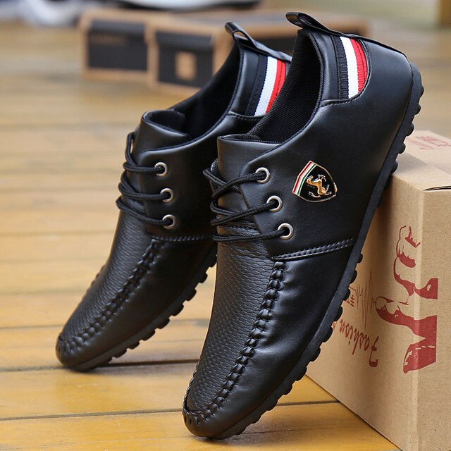 Men Sneakers 2021 Ferraring Drift Cat Casual Classic Man Leather Racing Shoes Comfortable Men's Peas Shoes The British Sneakers - Virtual Blue Store
