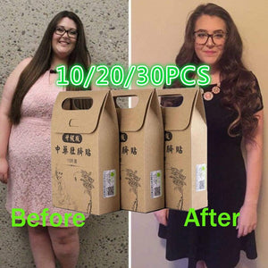 30PCS Magic Slimming Patch Chinese Medicine Weight Loss Slimming paster Slim Patchs Pads Detox Adhesive Belly Slim Fat burner - Virtual Blue Store