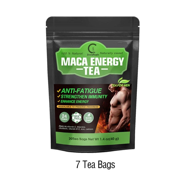 HFU Maca Tea Natural Herbal Spirit Male Function Tonic Energy Tea Tonifying Kidney Health Drink - Virtual Blue Store