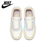 AuthenticAir Force 1 Shadow AF1 Low One Pale Ivory Pastel Sail Spruce Aura Women Skateboarding Shoes Sports Sneakers - Virtual Blue Store