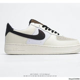 Authentic original Air Force 1 Low low-top versatile casual sports shoes Women's size 36-39 white red - Virtual Blue Store
