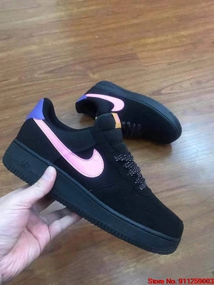 Originals Air Force 1 07 Low Men Women Skateboard Shoes Triple Black White Outdoor Walking Jogging Sports Sneakers - Virtual Blue Store