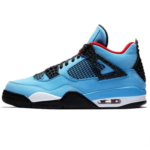 Authentic original Air Jordan 4 Men Women Basketball Shoes Original High Quality Basketball Shoes - Virtual Blue Store