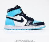 New Arrival Original Air Jordan 1 X Off White AJ1 Basketball Shoes Leisure Shoes Most Popular Classical Shoes Breathable - Virtual Blue Store