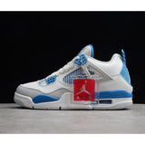 Authentic original Air Jordan 4 Denim AJ4 Breathable Men's New Arrival Authentic Basketball comfortable Shoes  AO2571-401 - Virtual Blue Store
