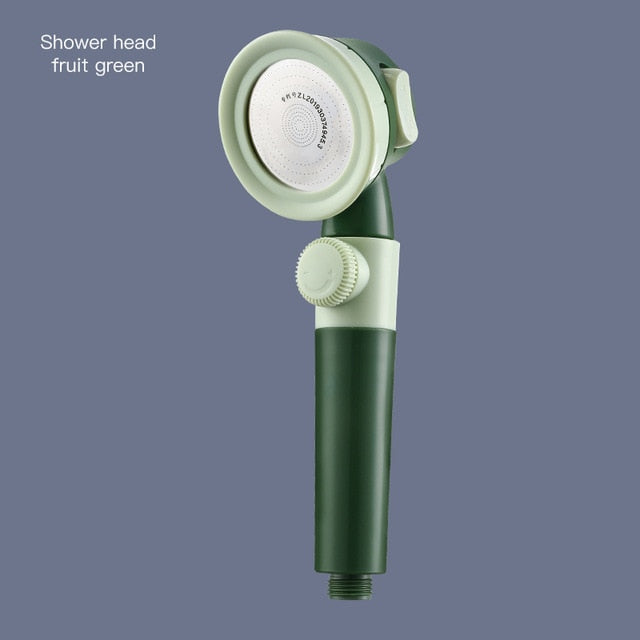 Pressurized Shower Head High Pressure Water Saving Perforated Free Bracket Hose Adjustable Bathroom Accessories Shower Set - Virtual Blue Store
