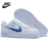 Hot Sale NIKE-Zapatillas Air Force 1 Low Sketch For Men Women Blue Style Sneakers Skate Shoes Size New From 2021 - Virtual Blue Store