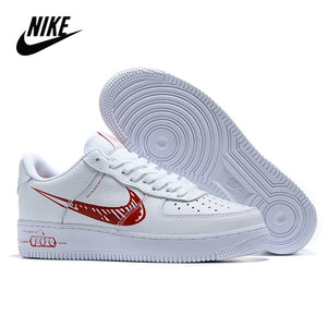 Hot Sale NIKE-Zapatillas Air Force 1 Low Sketch For Men Women Blue Style Sneakers Skate Shoes Size New From 2021 - Virtual Blue Store