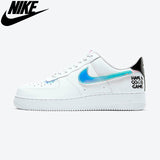 NIKE-Zapatillas Air Force 1 AF1 Unisex CD0710 Air Force One Para Caminar Men Women Sneakers Flat Skate Casual Shoes - Virtual Blue Store