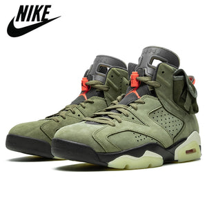 Air Jordan 6 Basketball Shoes Infrared Black UNC Blue Tinker Wheat Brown Sneaker High Cut Summer Footwear - Virtual Blue Store