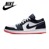 Authentic men Nlke Air Jordan 1 Travis Scott Low Retro Original OG Low Aj1 Men Basketball Shoes Outdoor Sport men and women - Virtual Blue Store