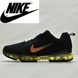 Authentic original AIR MAX 2019 jelly hook full palm air cushion knitted flying line running shoes men's size 40-45 black orange - Virtual Blue Store