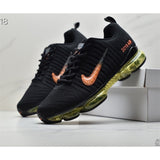 Authentic original AIR MAX 2019 jelly hook full palm air cushion knitted flying line running shoes men's size 40-45 black orange - Virtual Blue Store