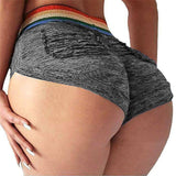 New High Waist Skinny Shorts Summer Clothes Elastic Plus Size Club Wear Sexy Ultra Short Trousers Fitness Workout Running Shorts - Virtual Blue Store