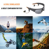 ET Sunglasses Camera Headset HD1080P Smart Mini Camera Glasses Multifunctional Bluetooth MP3 Player Sports Accessories 16/32Gb - Virtual Blue Store