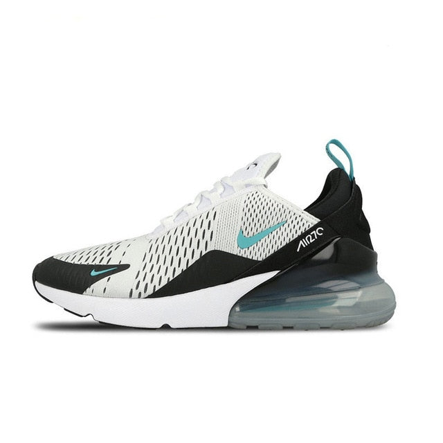 Authentic original Air Max 270 Running Shoes For Men Sport Outdoor Shoes Woman's Unisex Sneakers  Breathable For Men AH8050-100 EUR Size - Virtual Blue Store