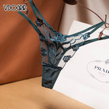 VDOGRIR Sexy Women Lace Panties Underwear Thin Belt Thongs Low Waist G-String Hot Woman String Low Waist Lady Lingerie Tanga - Virtual Blue Store