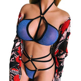 Hot Women's Bra Brief Sets Sexy Ladies Set Nightwear Underwear G-string Thong Babydoll Sleepwear Dresses - Virtual Blue Store