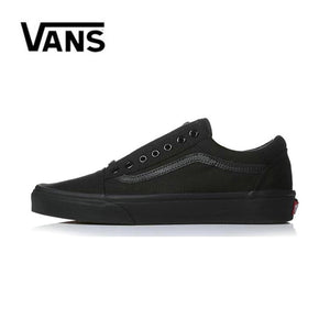 Authentique Vans Old Skool Hommes Femmes Chaussures de Skateboard Classique Confortable Baskets En Toile Blanche Chaussures 36-4 - Virtual Blue Store