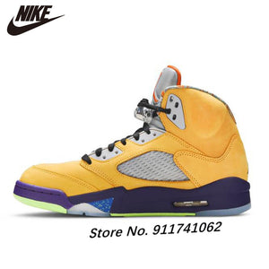 Original Air 5 AJ5 Men Basketball Shoes WHAT THE 2020 FIRE RED OREGON TOP 3 METALLIC Outdoor Sports Sneaks - Virtual Blue Store