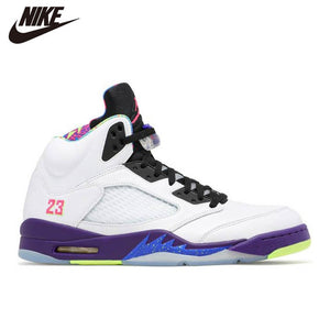 Original Air 5 AJ5 Men Basketball Shoes WHAT THE 2020 FIRE RED OREGON TOP 3 METALLIC Outdoor Sports Sneaks - Virtual Blue Store