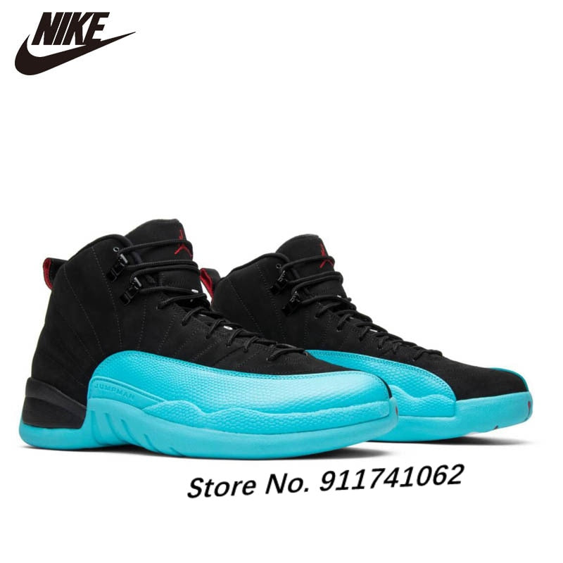 Air 12 Retro Men Basketball Shoes GAMMA BLUE TAXI DARK CONCORD