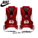 Authentic Air 9 High Gym Red Men Basketball Sneakers Breathable Air 9 Obsidian size 40-47 - Virtual Blue Store