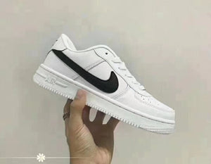 Original  Fashion High-top  Air Force 1 AF1 Men's Skateboarding Shoes Sports Wear Resistant Outdoor Women Sneakers - Virtual Blue Store