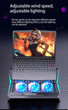15.6 Inch Gaming Laptop Cooler Six Fans Two USB Ports Silent Laptop Cooling Pads Portable Adjustable Notebook Stand For Laptop