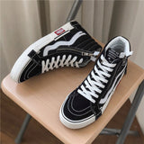 Men Casual Shoes High Top Mens Canvas Shoes For Woman Walking Shoes Fashion Flats Brand Students Sneakers 2021 New Spring Autumn - Virtual Blue Store