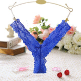 Sexy Lace Floral Thong Ladies Panties Embroidered Mesh Yarn Perspective Young Women Girls Underwear Hot T Pants G-String Thongs - Virtual Blue Store