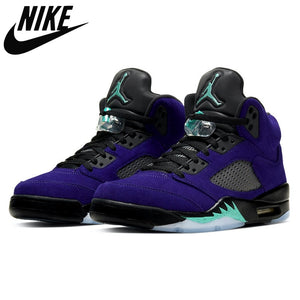 Air aj 5 Basketball Shoes Neon What The  AJ 5 Comfortable Breathable Sneakers Shoes 7-13 - Virtual Blue Store