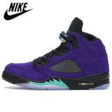 Air aj 5 Basketball Shoes Neon What The  AJ 5 Comfortable Breathable Sneakers Shoes 7-13 - Virtual Blue Store