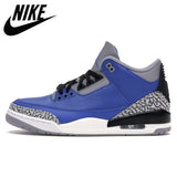Air aj Retro 3 Men Basketball Shoes OG Black Cement AJ 3 Comfortable Breathable Sneakers 7-13 - Virtual Blue Store