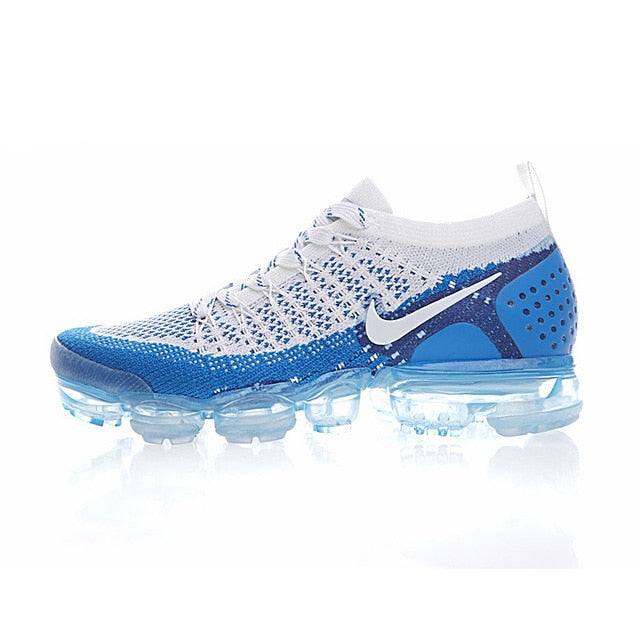 Original AIR VAPORMAX FLYKNIT 2 Running Shoes Men's Zapatilla De Deporte Hombre Sports Shoes Chaussure Homme Sneakers Off White - Virtual Blue Store