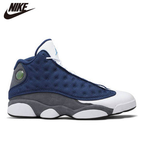 Men's Air AJ 13 Basketball Shoes Retro Cap & Gown HYPER ROYAL LUCKY GREEN - Virtual Blue Store