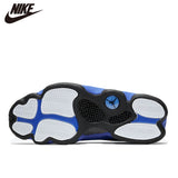 Men's Air AJ 13 Basketball Shoes Retro Cap & Gown HYPER ROYAL LUCKY GREEN - Virtual Blue Store