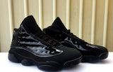 Black Cat Flints 13 13s Island Mens Basketball Shoes Cap And Gown Phantom GS Hyper Royal Bred Wheat DMP air retro sneakers - Virtual Blue Store