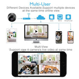 Wireless Security Remote Control Monitoring Night Vision Baby Motion Detection Camera 1080p HD Mini IP WiFi Camera - Virtual Blue Store