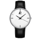 reloj hombre 2021 Fashion Watches Men Classic Black Ultra Thin Stainless Steel Mesh Belt Quartz Wrist Watch relogio masculino - Virtual Blue Store