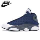 Air   Retro 13 Sports Shoes For Men And Women Gray Toe Black Sports Shoes