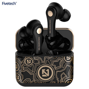 Fivetech TWS Wireless Bluetooth Headset 5.0 Sport Waterproof Earbud Earphone for iPhone 12 Pro Max/12 Pro/12 Mini Xiaomi Samsung - Virtual Blue Store