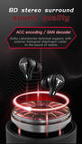 Wireless Headphones Gaming Earphones Bluetooth V5.1 Low Latency Game Headsets 8D Stereo Music Earbuds IPX6 Waterproof With Mic - Virtual Blue Store