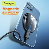 Essager 15W Qi Magnetic Wireless Charger For iPhone 12 11 Pro Max Mini X 8 Magic Induction Fast Wireless Charging Pad For Apple