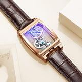Creative Skeleton Mens Watch Casual Luxury Belt Watch Mens Automatic Wristwatch Relogio Masculino - Virtual Blue Store