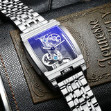 Fashion Mens Tourbillon Watch Luxury Waterproof Advance Sports Skeleton Automatic Mechanical Men Watches Wristwatch Men Clock - Virtual Blue Store