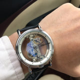 New Arrived Fashion Mens Tourbillon Watch Luxury Waterproof Advance Sports Automatic Mechanical Wristwatch Men Clock - Virtual Blue Store