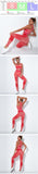 2 Piece Set Sports Bra High Waist Leggings Seamless Gym Athletic Yoga Set Wholesale Womans Workout Wear Clothing - Virtual Blue Store
