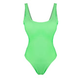 XMTOPYE Women Sexy One Piece Swimsuit 2021 Summer Solid Female Bckless Swimwear Monokini Bathing Suit Brazilian Beachwear S-2XL - Virtual Blue Store